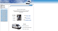Desktop Screenshot of oxfordvanman.co.uk
